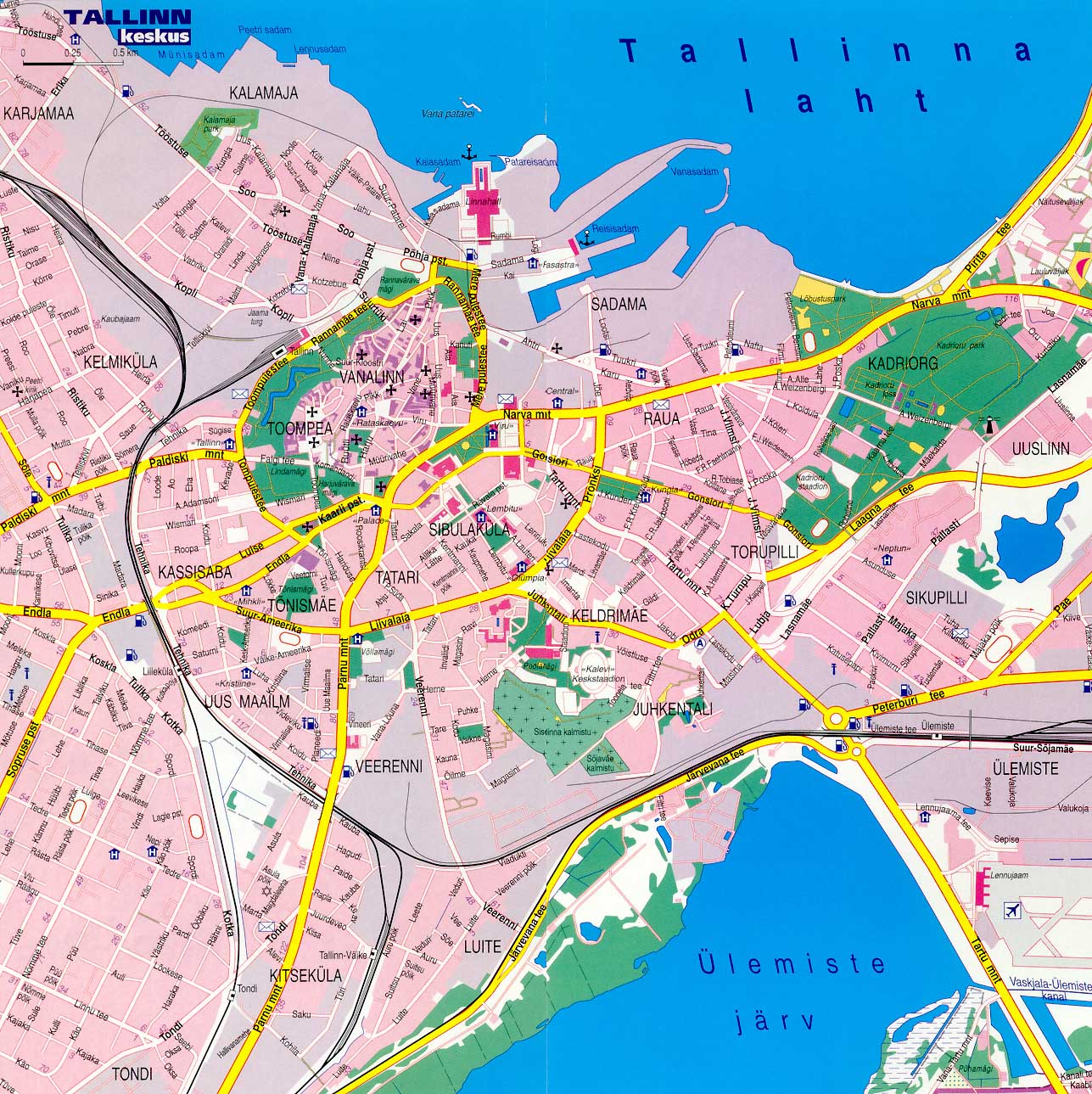 Tallinn Map City Map Of Tallinn Interactive Online Map