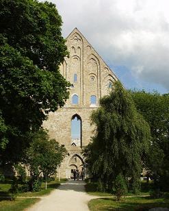 Ruins of St Bridget convent in Tallinn